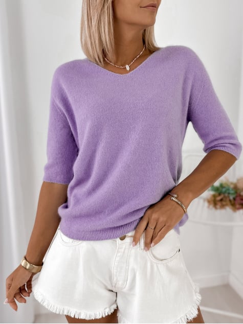 SWETER DIANE FIOLETOWY