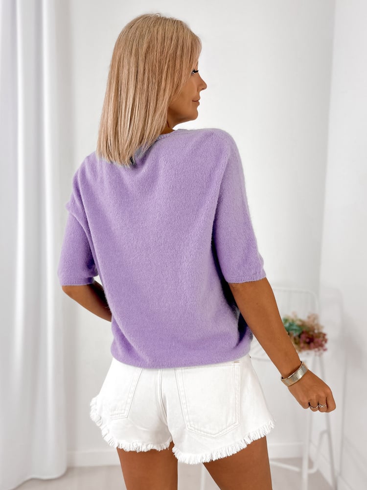 SWETER DIANE FIOLETOWY