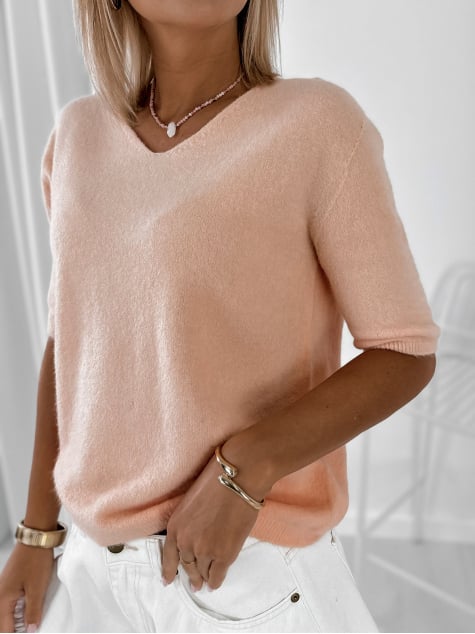 SWETER DIANE BRZOSKWINIOWY