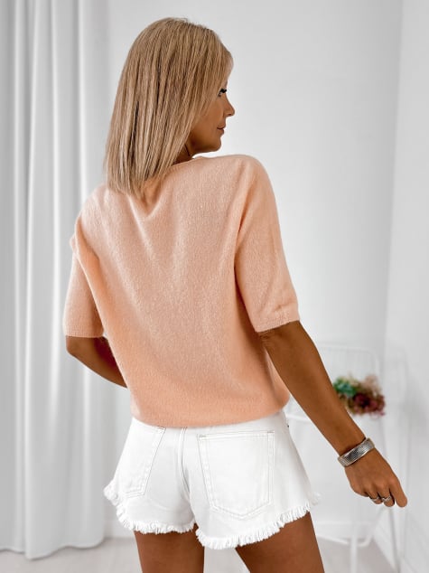 SWETER DIANE BRZOSKWINIOWY