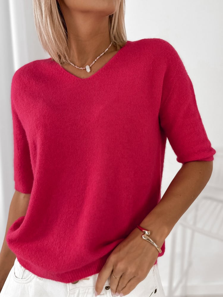 SWETER DIANE MALINOWY