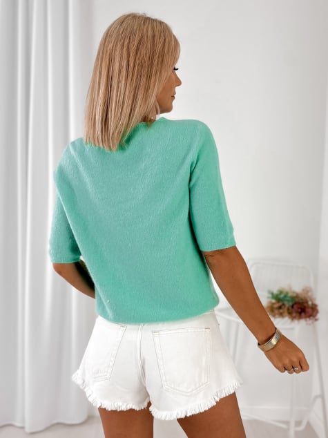 SWETER DIANE MIĘTOWY