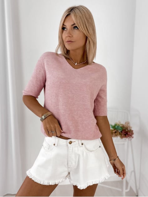 SWETER DIANE PUDROWY RÓŻ