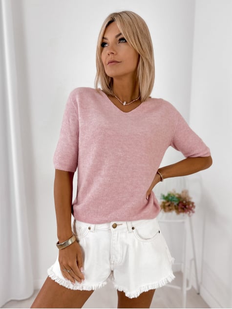 SWETER DIANE PUDROWY RÓŻ