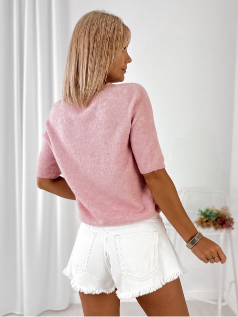 SWETER DIANE PUDROWY RÓŻ