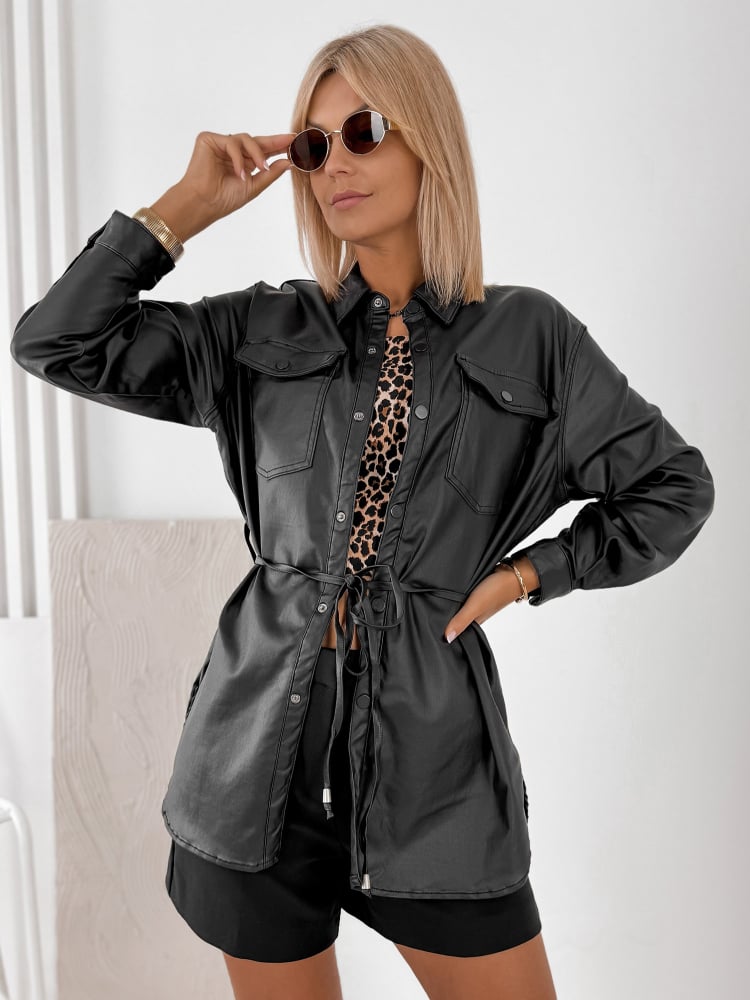 KOSZULA SYLVAINE CZARNA