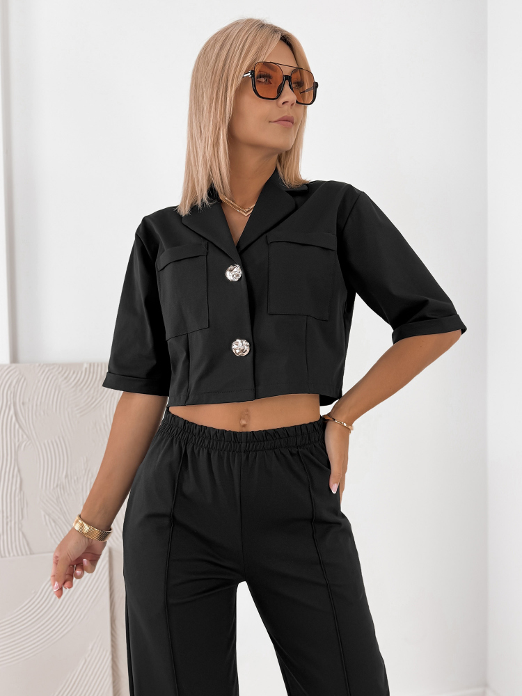 KOMPLET ANGELIQUE CZARNY