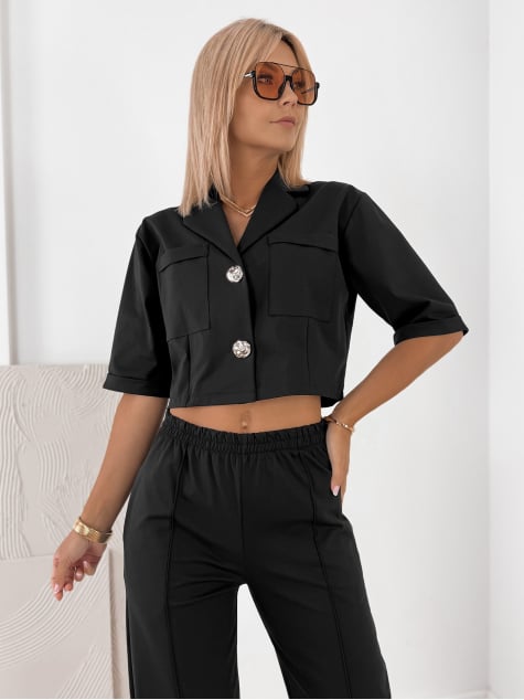 KOMPLET ANGELIQUE CZARNY