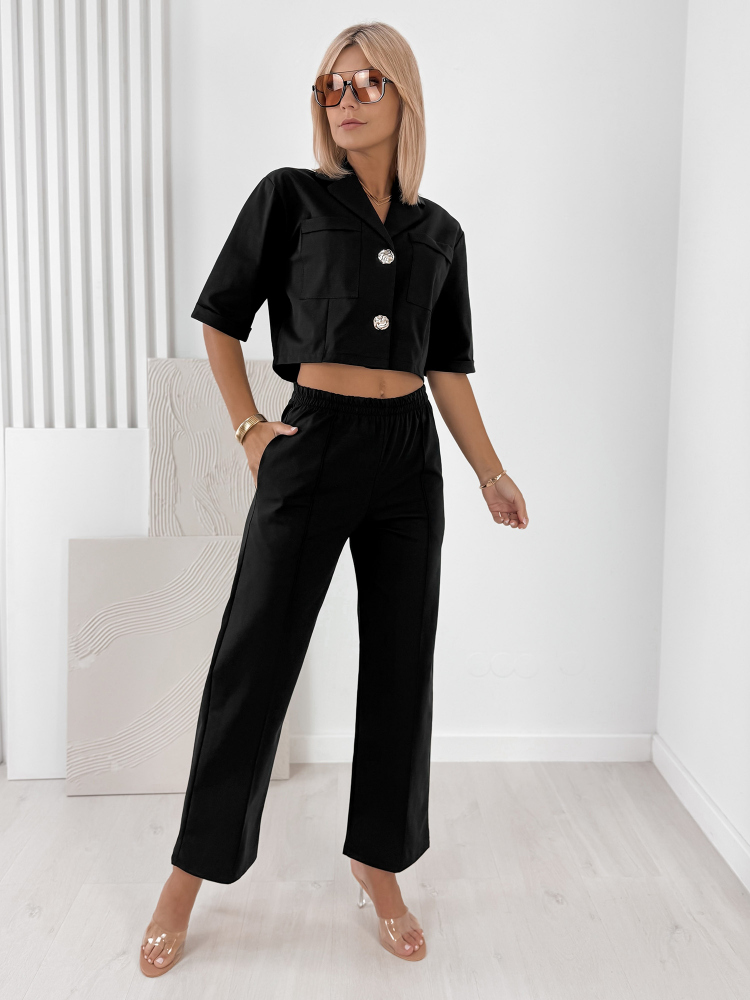 KOMPLET ANGELIQUE CZARNY