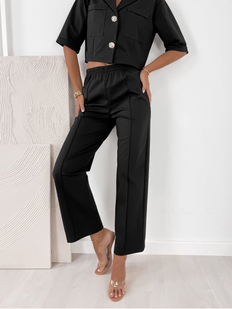 KOMPLET ANGELIQUE CZARNY