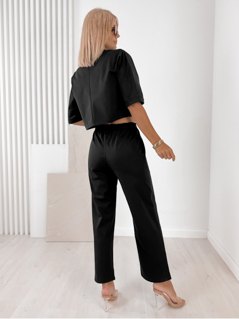 KOMPLET ANGELIQUE CZARNY