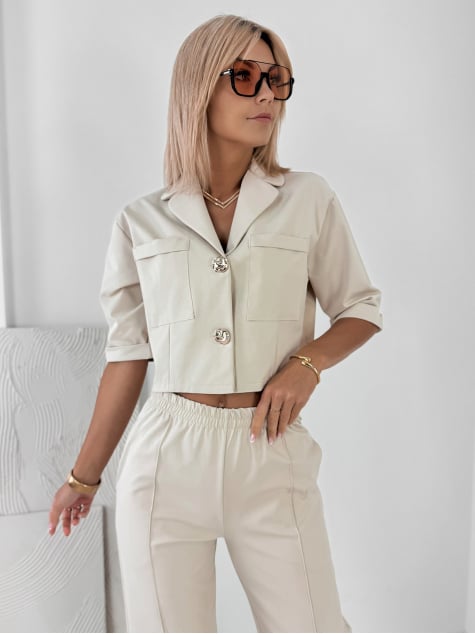 KOMPLET ANGELIQUE BEŻOWY