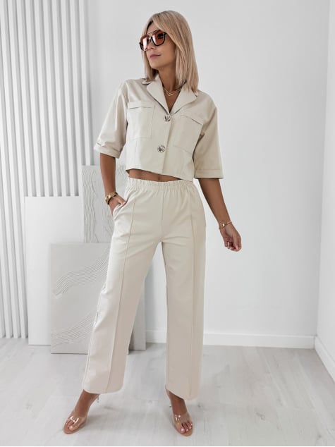 KOMPLET ANGELIQUE BEŻOWY