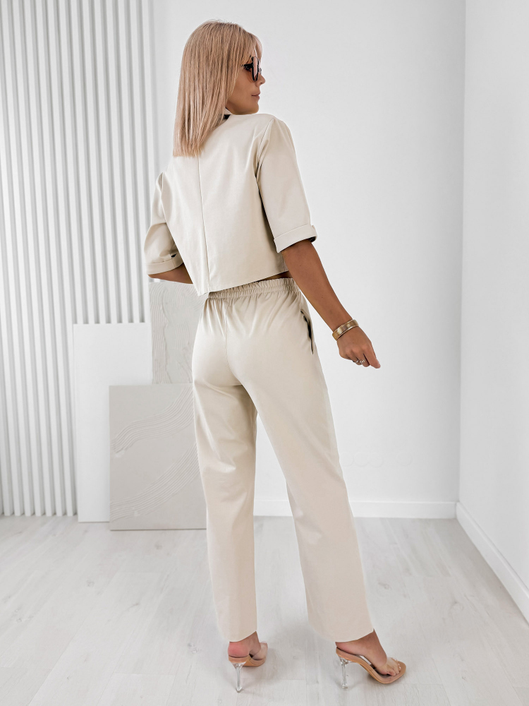 KOMPLET ANGELIQUE BEŻOWY