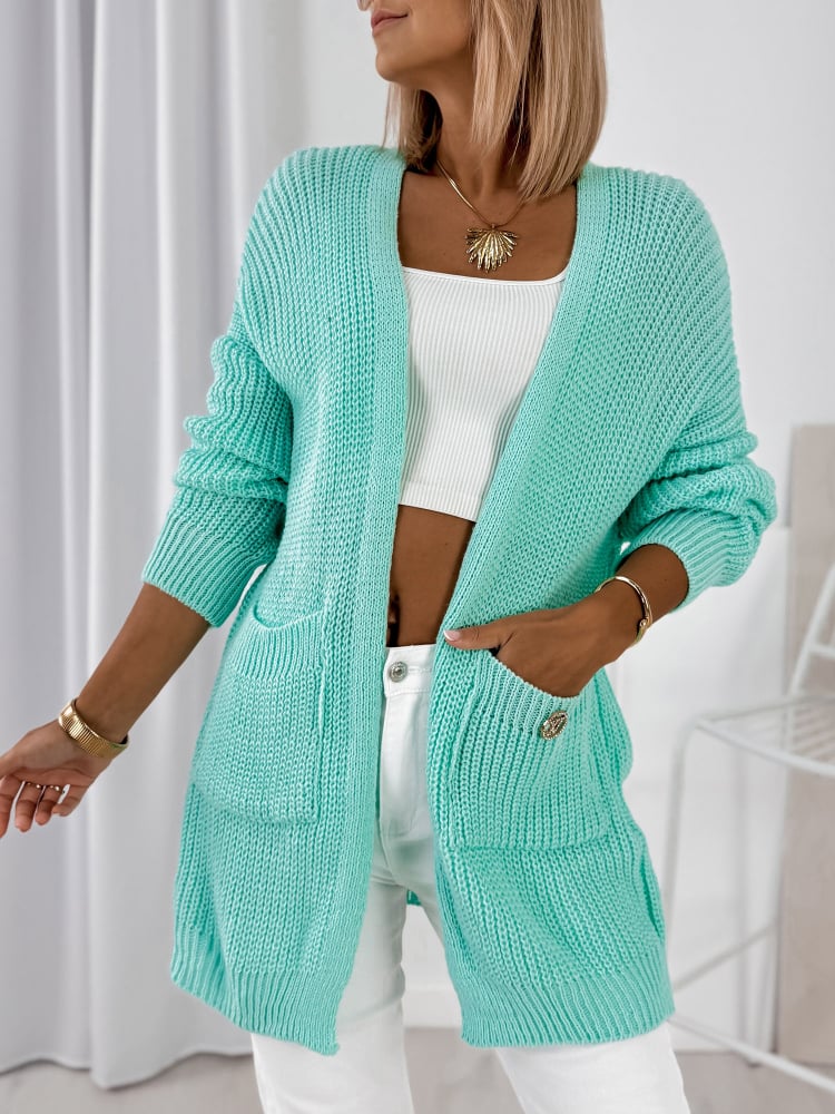 KARDIGAN CLEMENCE MIĘTOWY