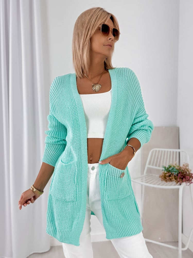 KARDIGAN CLEMENCE MIĘTOWY
