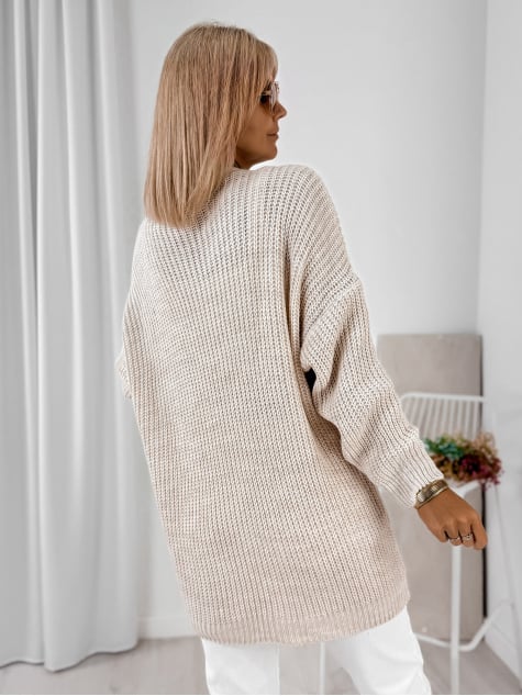 KARDIGAN CLEMENCE BEŻOWY