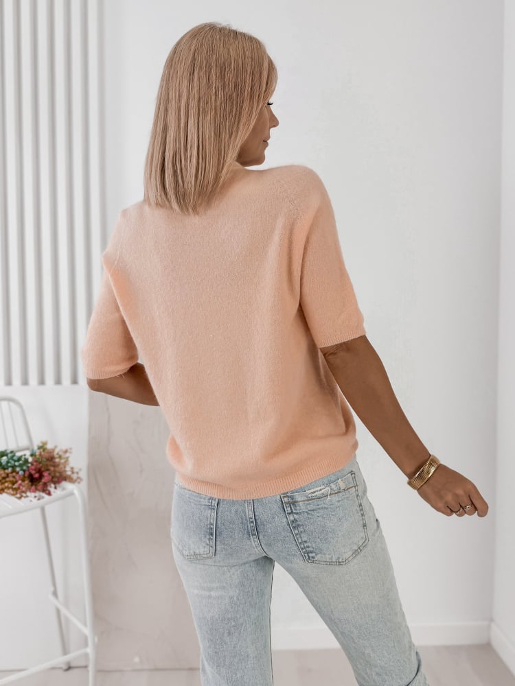 SWETER CASTILLE BRZOSKWINIOWY