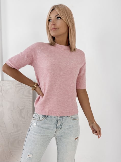 SWETER CASTILLE PUDROWY RÓŻ