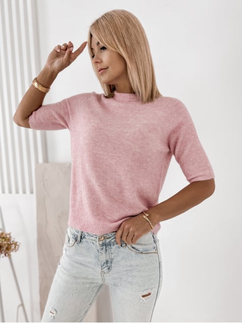 SWETER CASTILLE PUDROWY RÓŻ