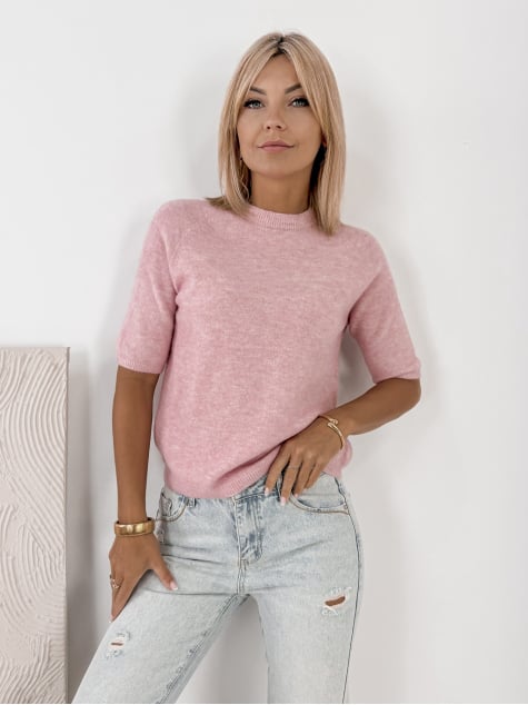 SWETER CASTILLE PUDROWY RÓŻ