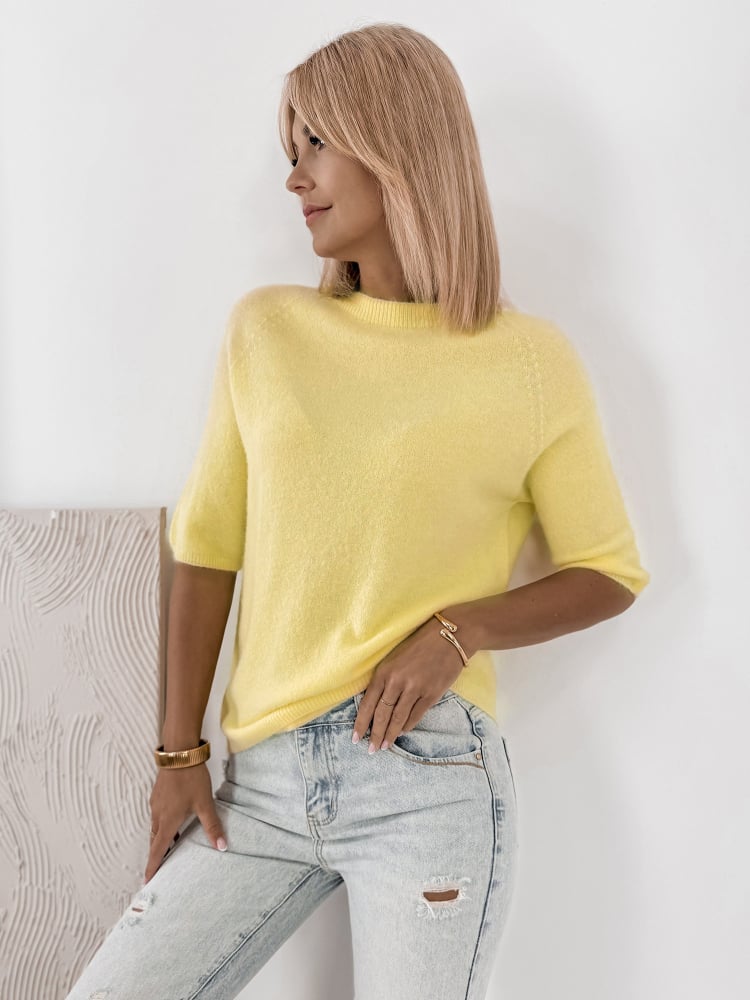 SWETER CASTILLE ŻÓŁTY