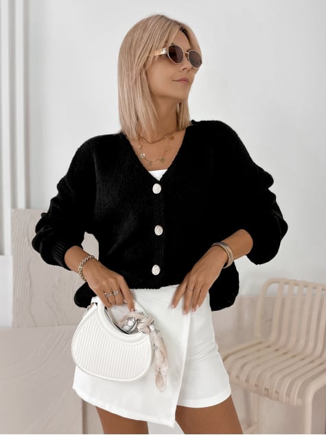 SWETER LUCIA CZARNY