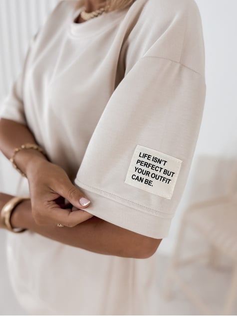 KOMPLET DRESOWY FOSCA BEŻOWY