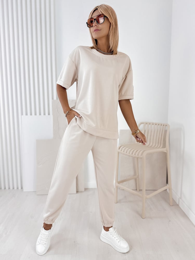 KOMPLET DRESOWY FOSCA BEŻOWY