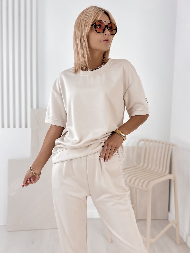 KOMPLET DRESOWY FOSCA BEŻOWY