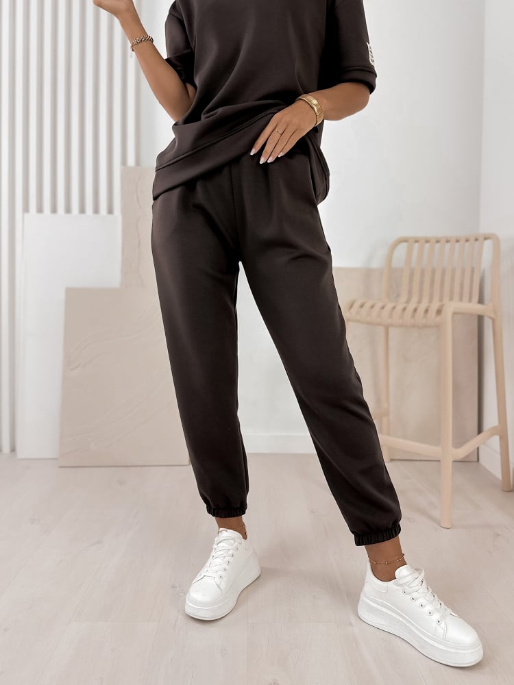 KOMPLET DRESOWY FOSCA BRĄZOWY