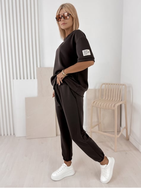 KOMPLET DRESOWY FOSCA BRĄZOWY