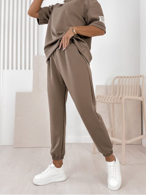 KOMPLET DRESOWY FOSCA CIEMNOBEŻOWY