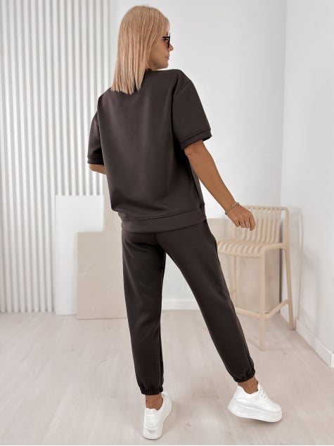 KOMPLET DRESOWY FOSCA BRĄZOWY