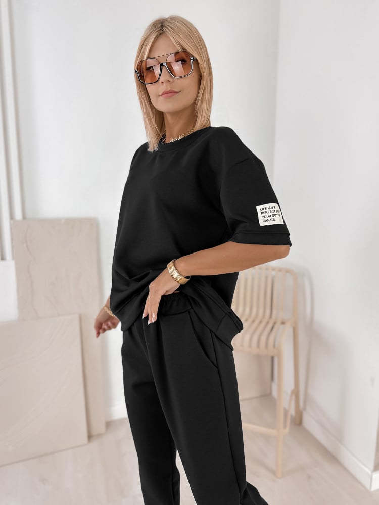 KOMPLET DRESOWY FOSCA CZARNY