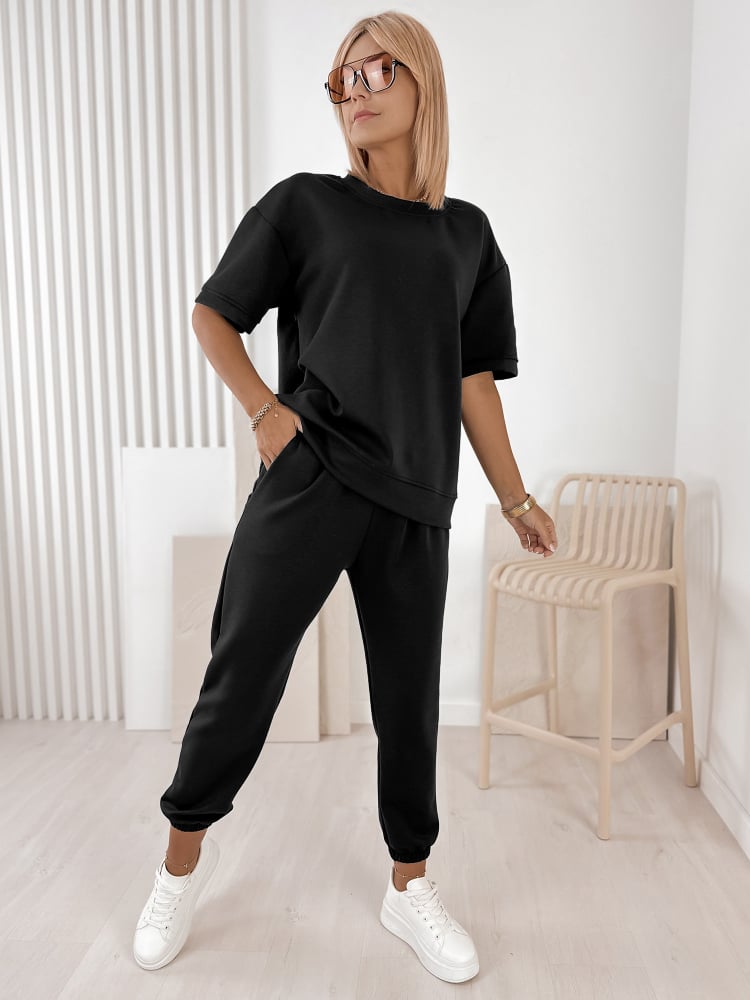 KOMPLET DRESOWY FOSCA CZARNY