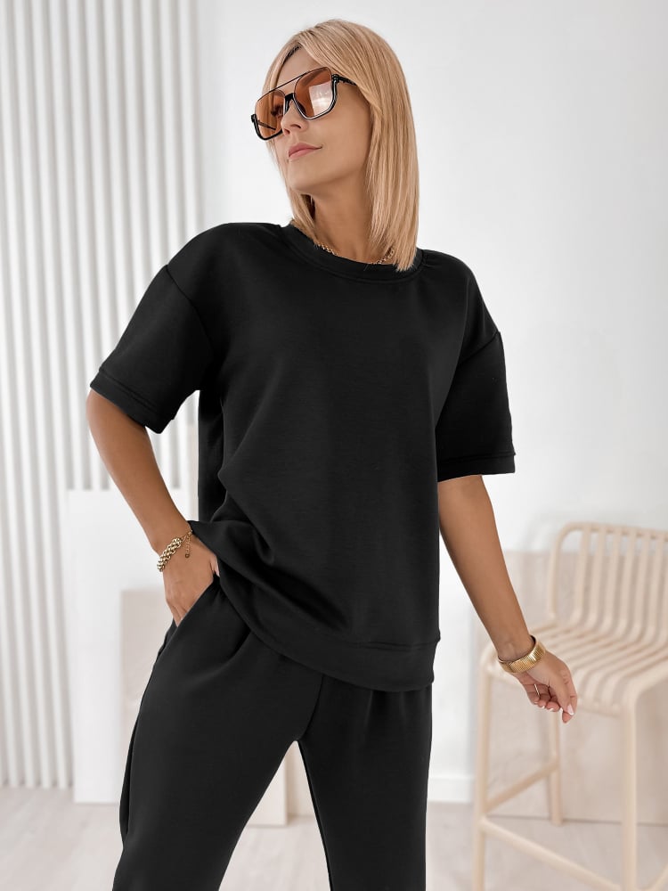 KOMPLET DRESOWY FOSCA CZARNY