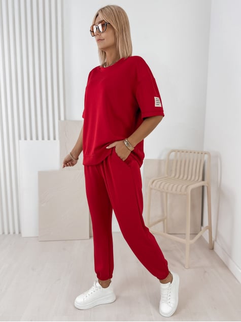 KOMPLET DRESOWY FOSCA CZERWONY