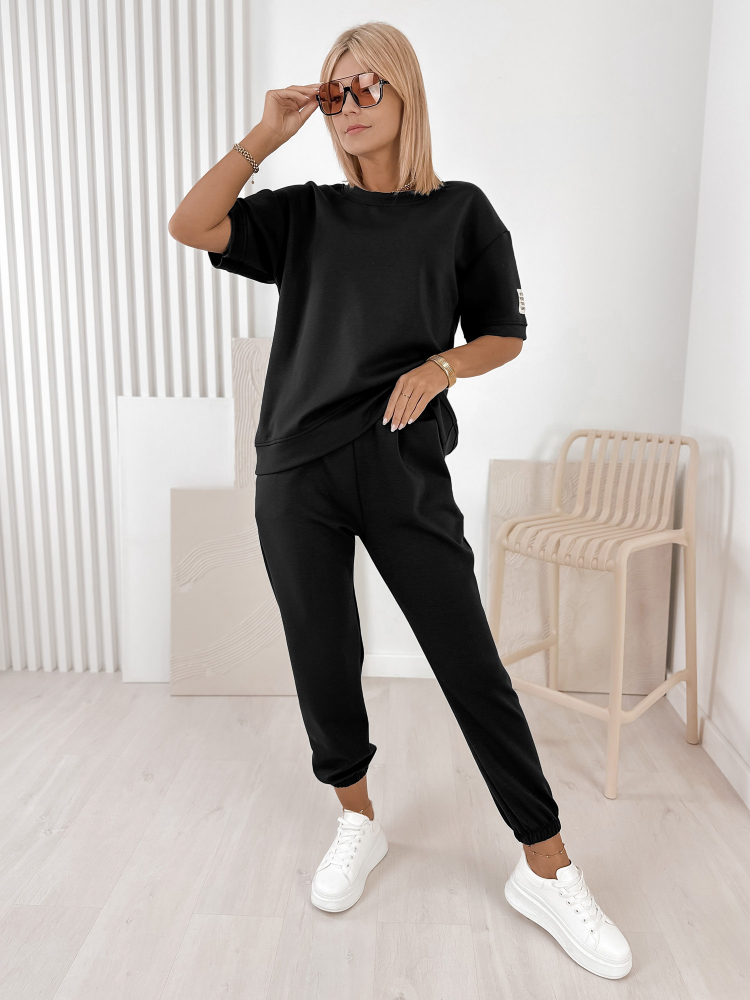 KOMPLET DRESOWY FOSCA CZARNY