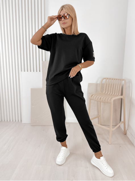 KOMPLET DRESOWY FOSCA CZARNY