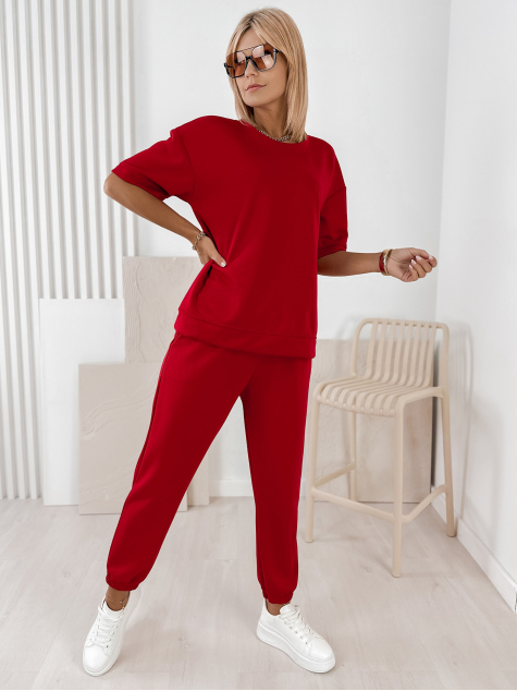 KOMPLET DRESOWY FOSCA CZERWONY