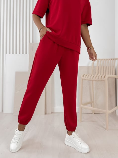 KOMPLET DRESOWY FOSCA CZERWONY