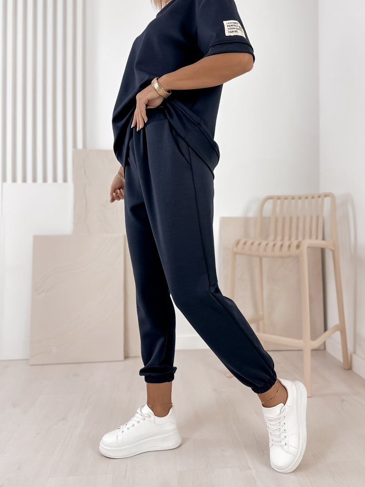 KOMPLET DRESOWY FOSCA GRANATOWY