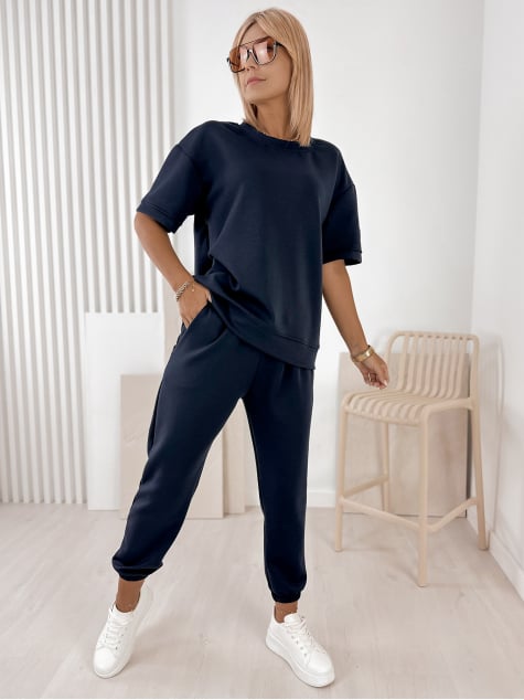 KOMPLET DRESOWY FOSCA GRANATOWY