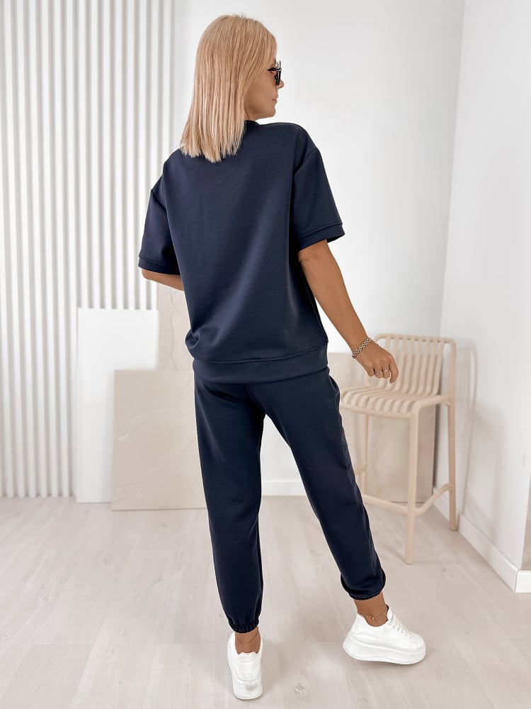 KOMPLET DRESOWY FOSCA GRANATOWY