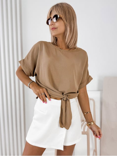 BLUZKA TALAVERA CIEMNOBEŻOWA