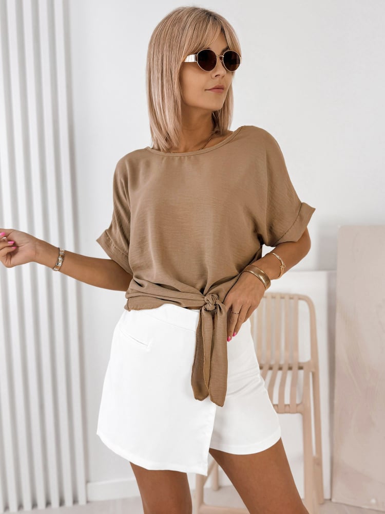 BLUZKA TALAVERA CIEMNOBEŻOWA