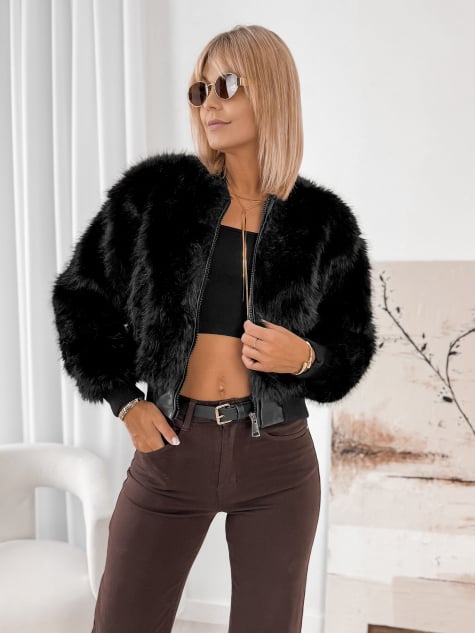 KURTKA FUTERKO LYNX CZARNA