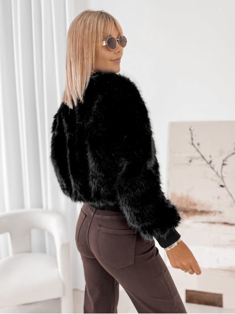 KURTKA FUTERKO LYNX CZARNA