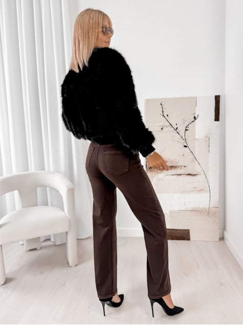 KURTKA FUTERKO LYNX CZARNA